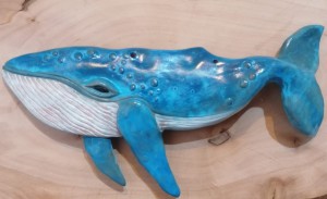 balena oggettistica per la casa Bottega Artigiana Milano Artigianato in terracotta realizzato a mano